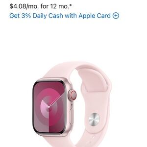 Apple Light Pink Sport Band 41mm